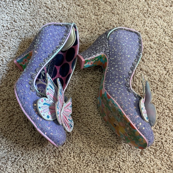 Irregular Choice Madam Mariposa Lavendar 42 - Picture 4 of 6